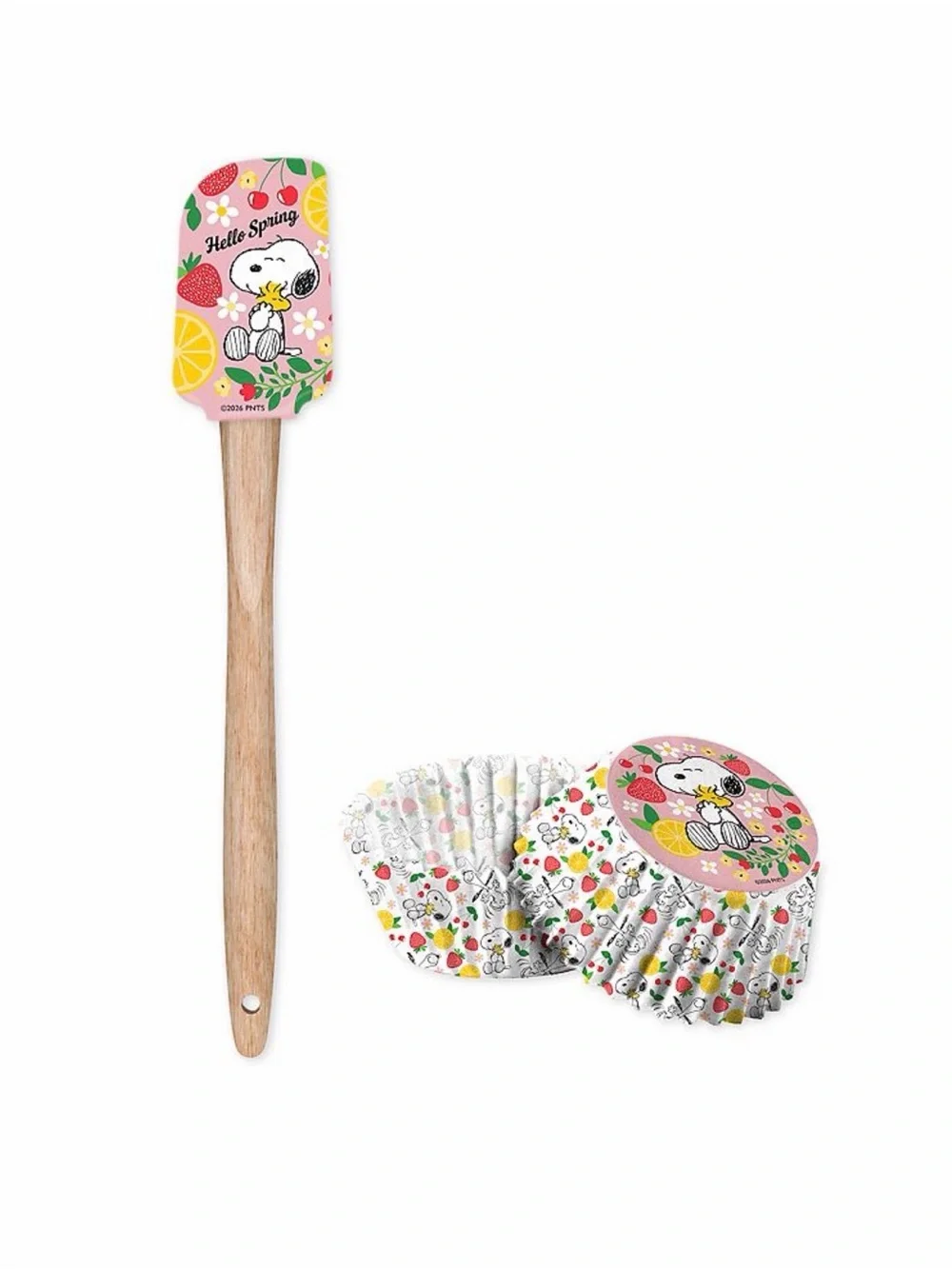 Peanuts Pink & Green Snoopy Baking Tool Set